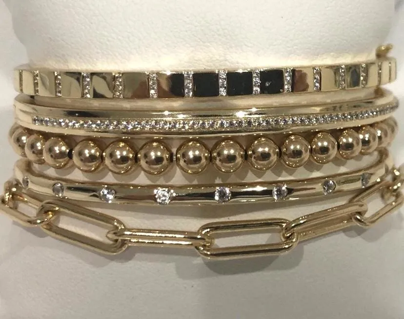 Gold Bracelet Stack