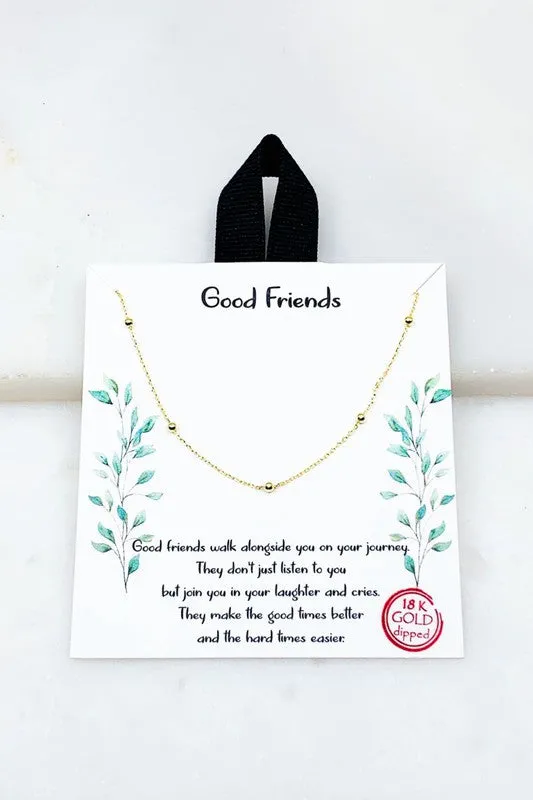 Good Friends Necklace