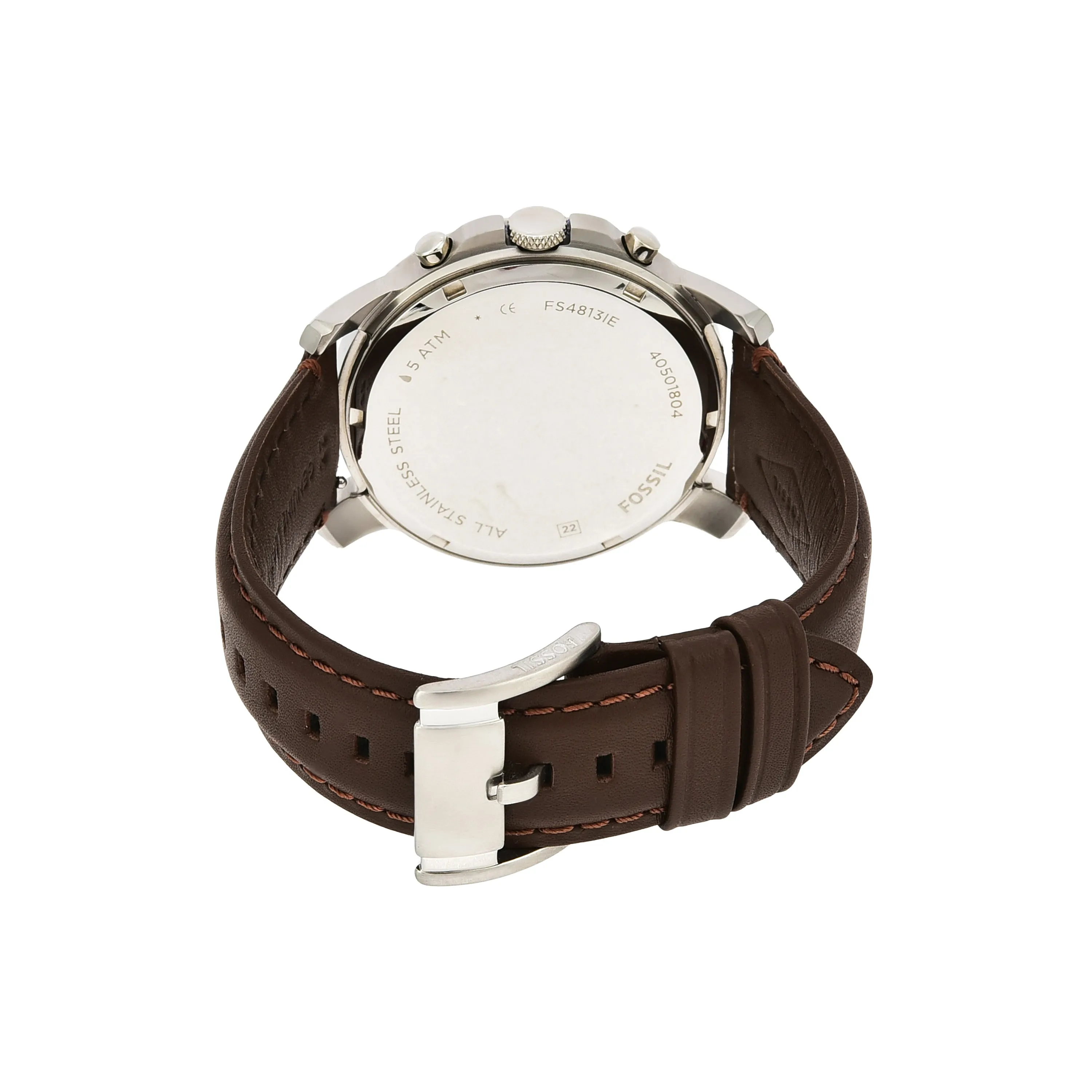 Grant Chronograph Brown Leather Watch