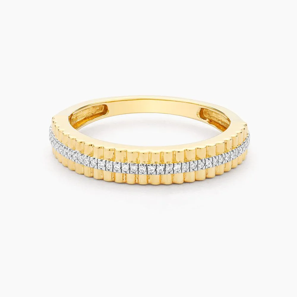 Groovy Bar Stackable Ring