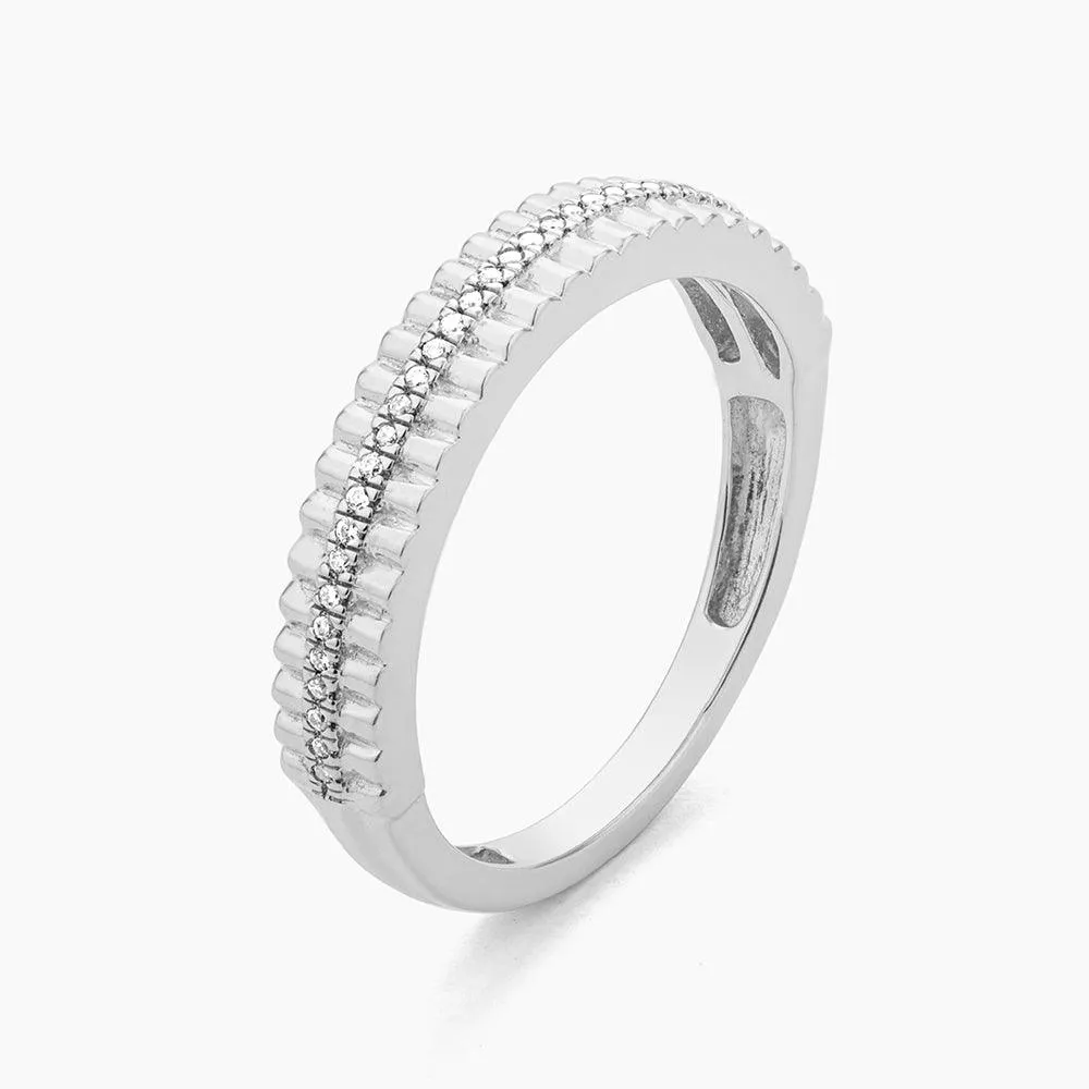 Groovy Bar Stackable Ring