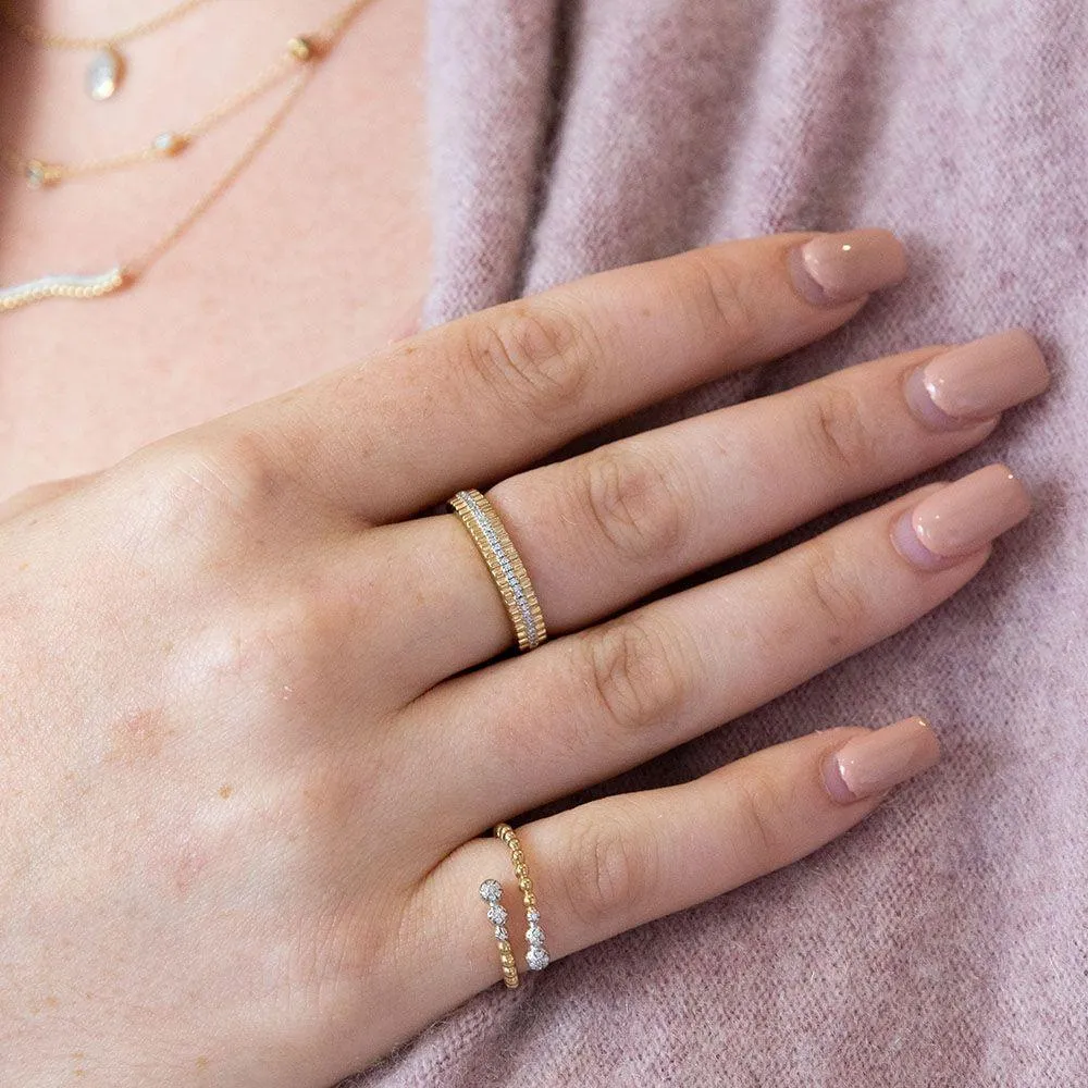 Groovy Bar Stackable Ring