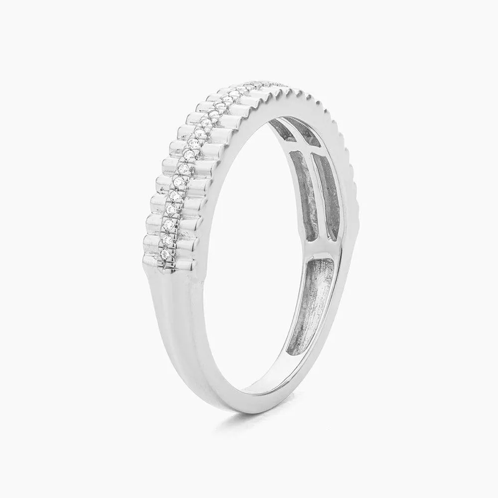Groovy Bar Stackable Ring