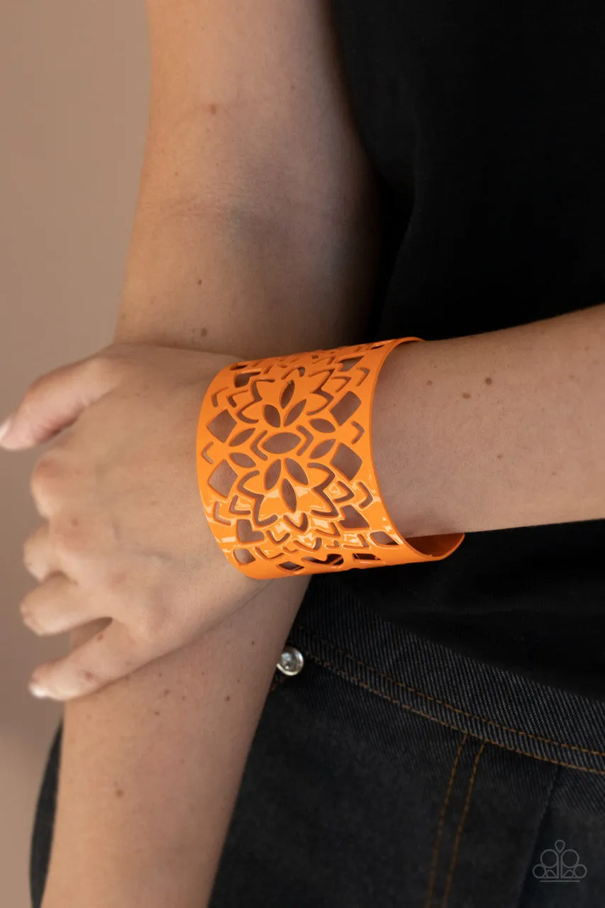 Hacienda Hotspot Orange Paparazzi Bracelet