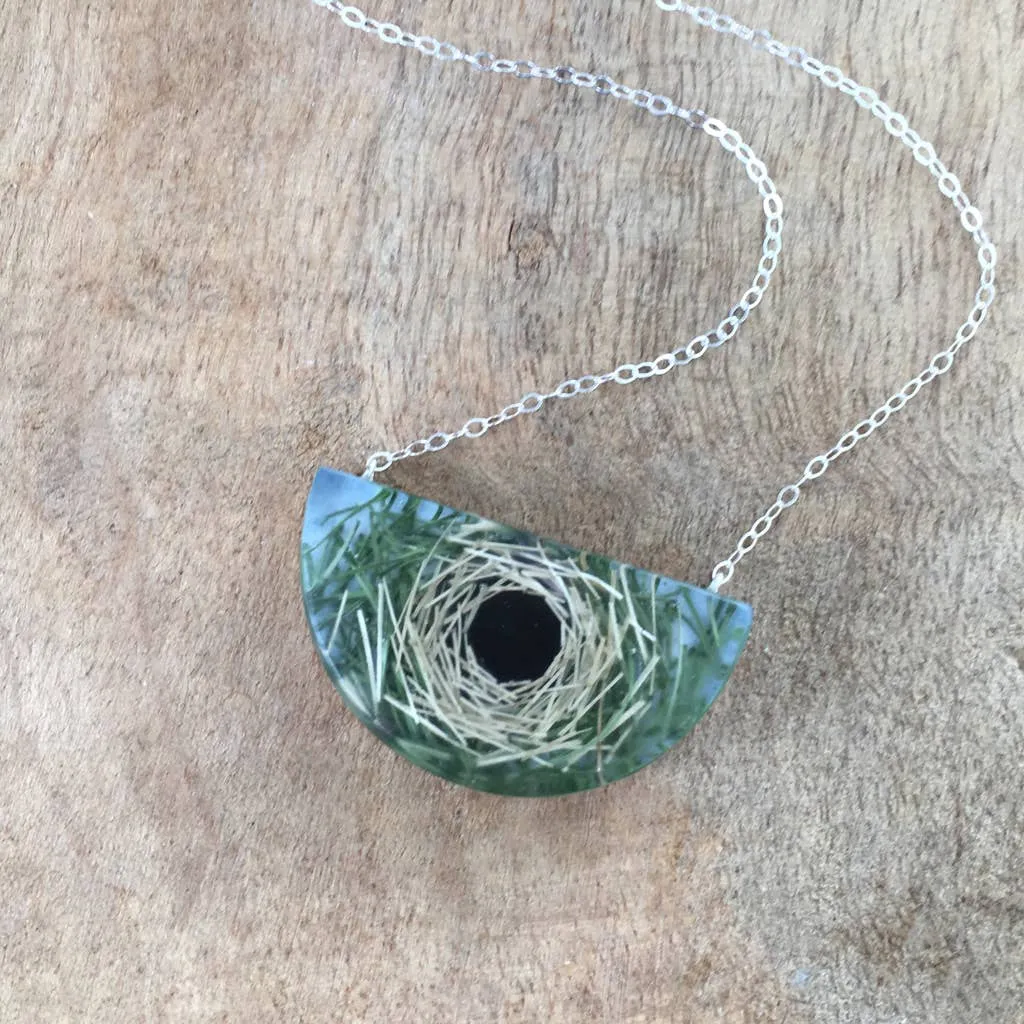 Half Moon Nest Specimen Necklace
