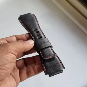 Handmade leather strap for bell & ross