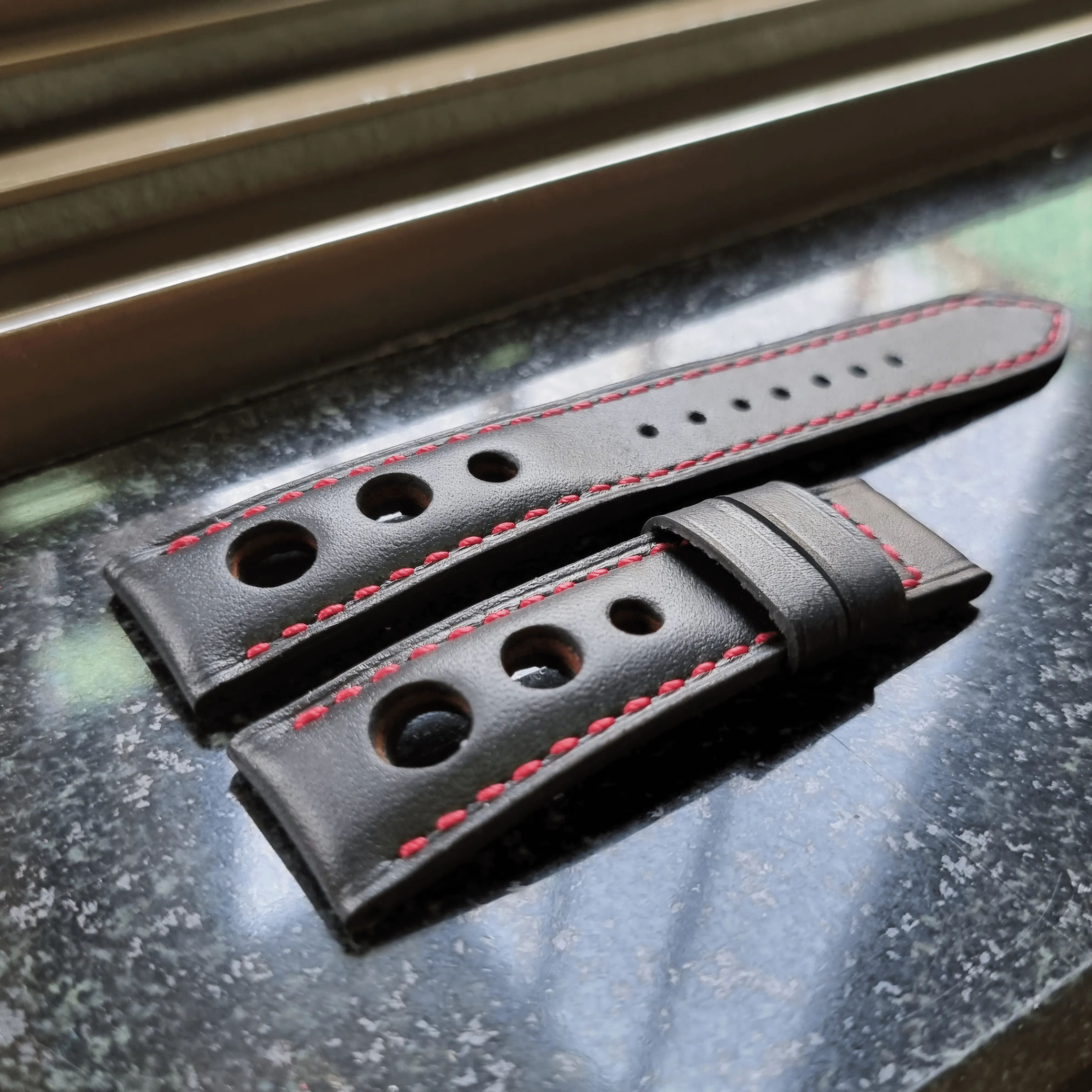 Handmade Tissot leather strap