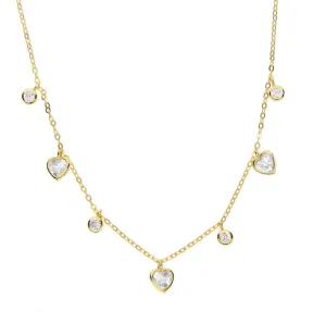 Heart Charm Necklace | Gold, Rose Gold & Silver Options |