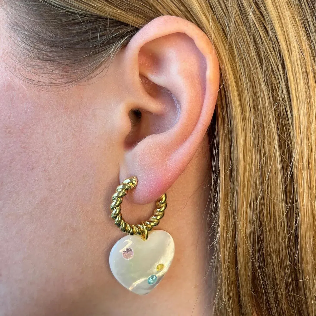 Heart to Heart Glow Earrings