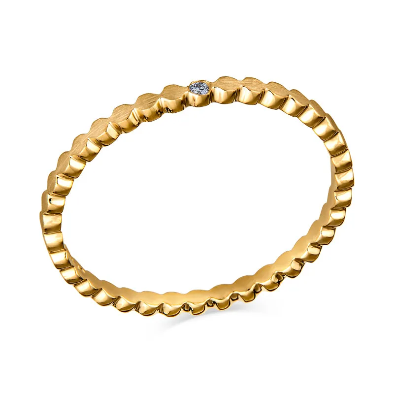 Honeycomb Stacking Diamond Ring