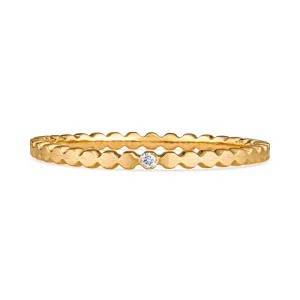 Honeycomb Stacking Diamond Ring