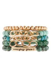 How Sweet The Sound Beaded Bracelet