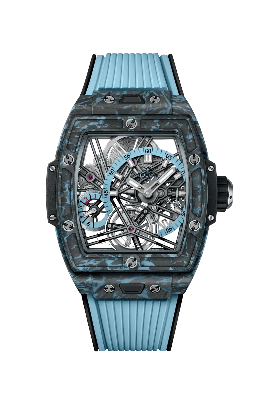 Hublot, Spirit of Big Bang Tourbillon Carbon Sky Blue 42mm, Limited Edition, Ref# 645.QL.5117.RX