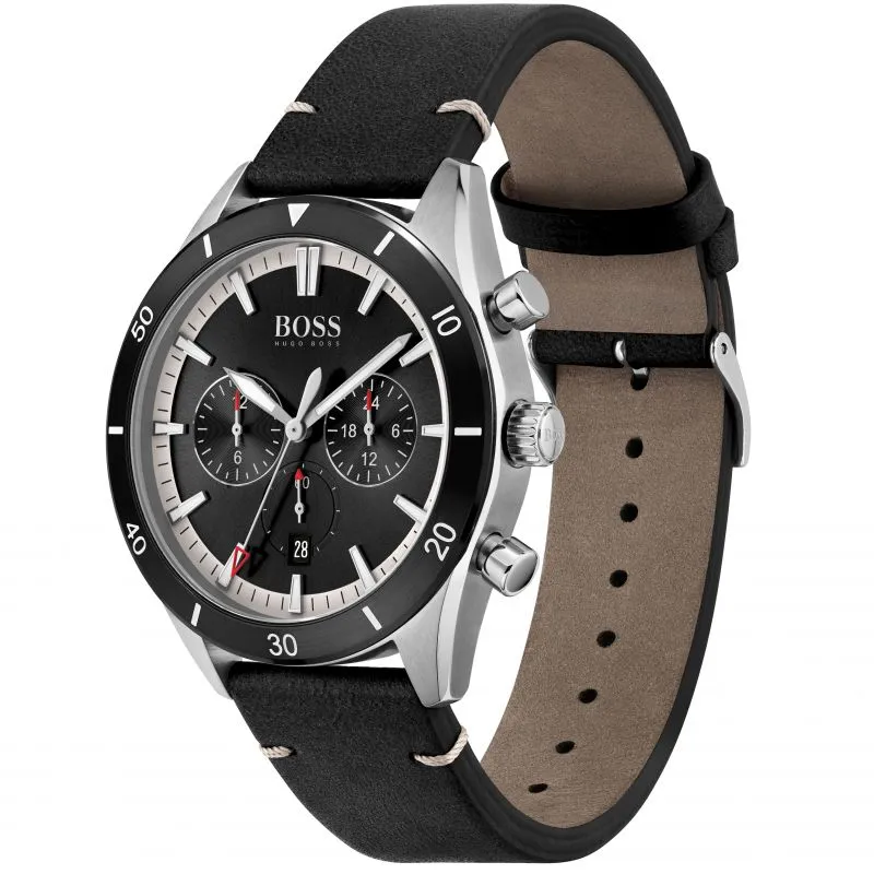 Hugo Boss Santiago Chrono Leather Men's Watch 1513864