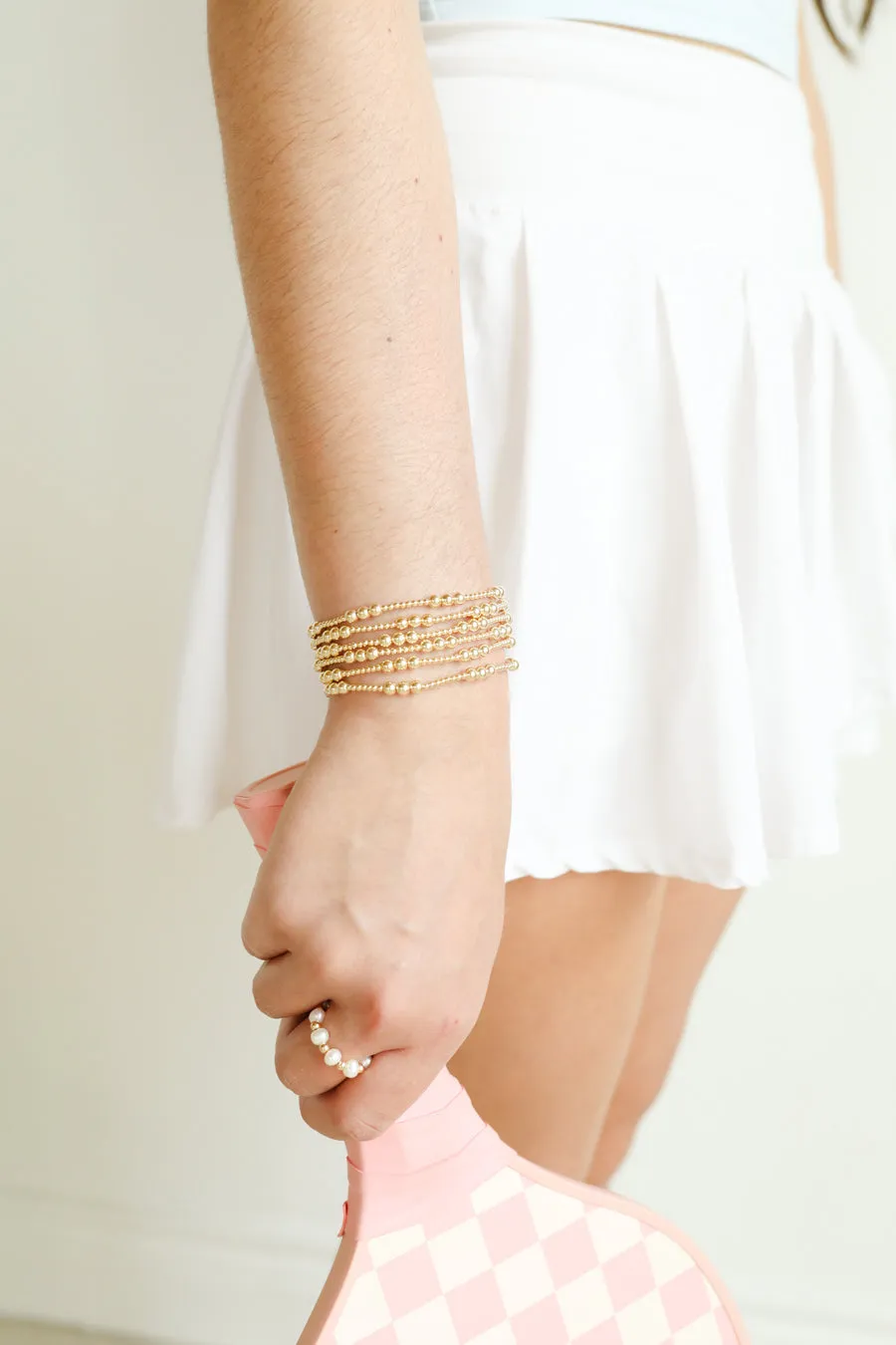 ILY Bracelet, 7.25" (gold or silver)