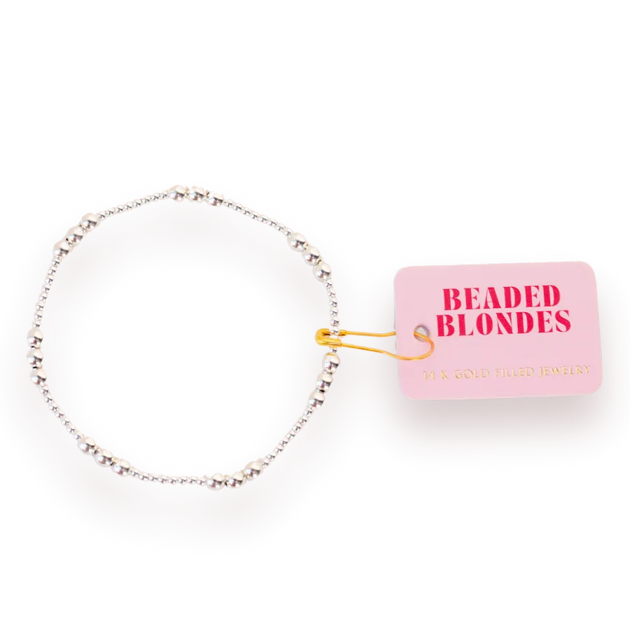 ILY Bracelet, 7.25" (gold or silver)