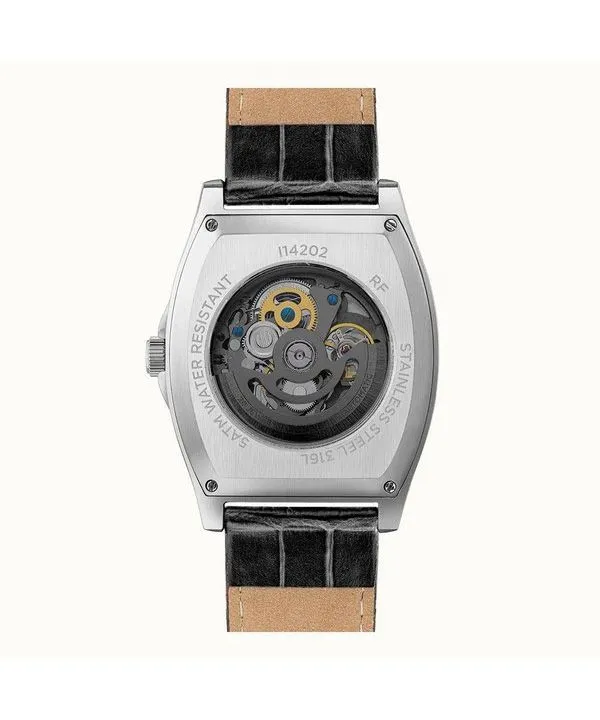 Ingersoll The California Leather Strap Skeleton Black Dial Automatic I14202 Men's Watch