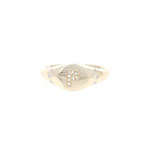 Initial Signet Ring