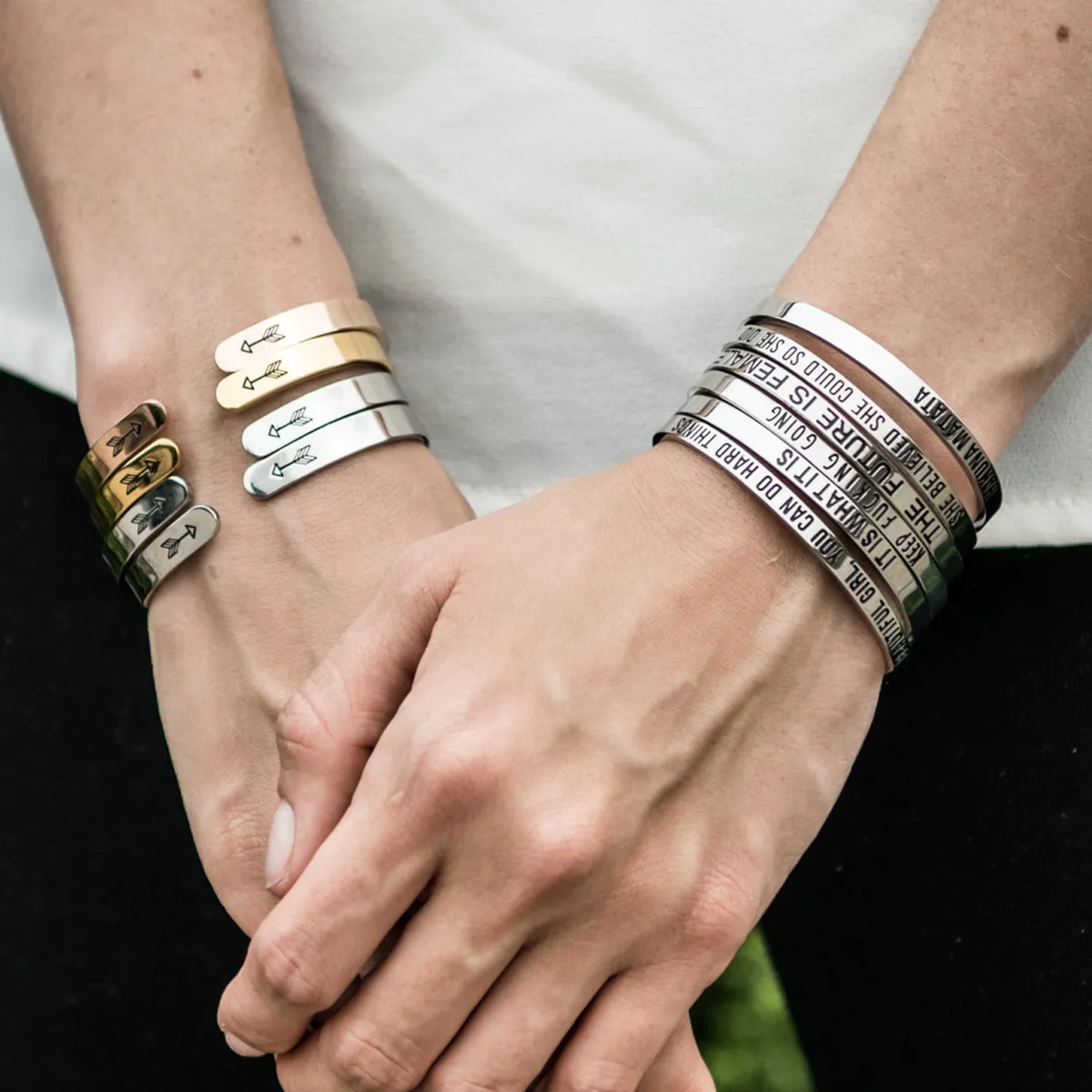 It Always Seems Impossible Until Its Done Mantra Bracelet Friend Encouragement Gift