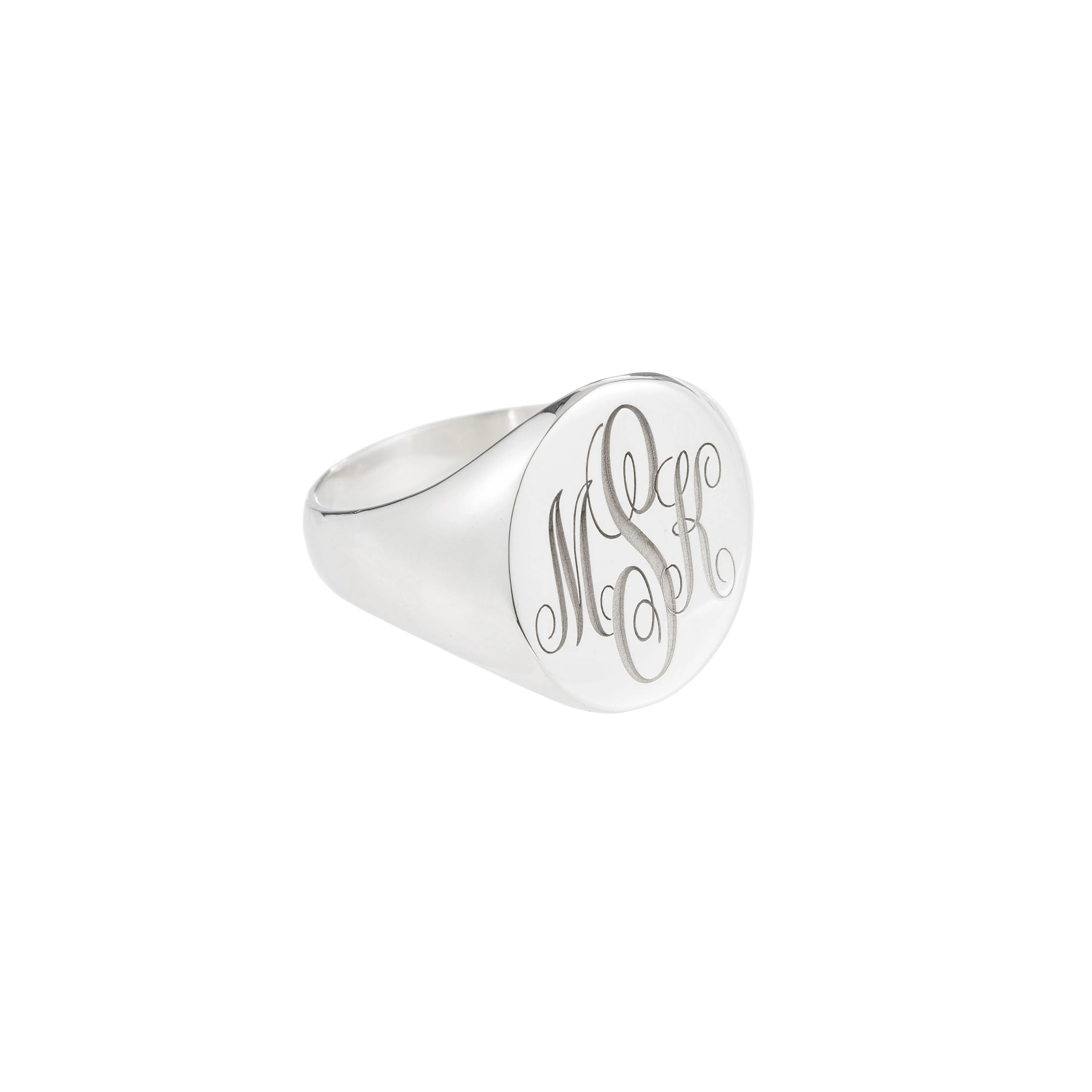 J Ring - Sterling Silver