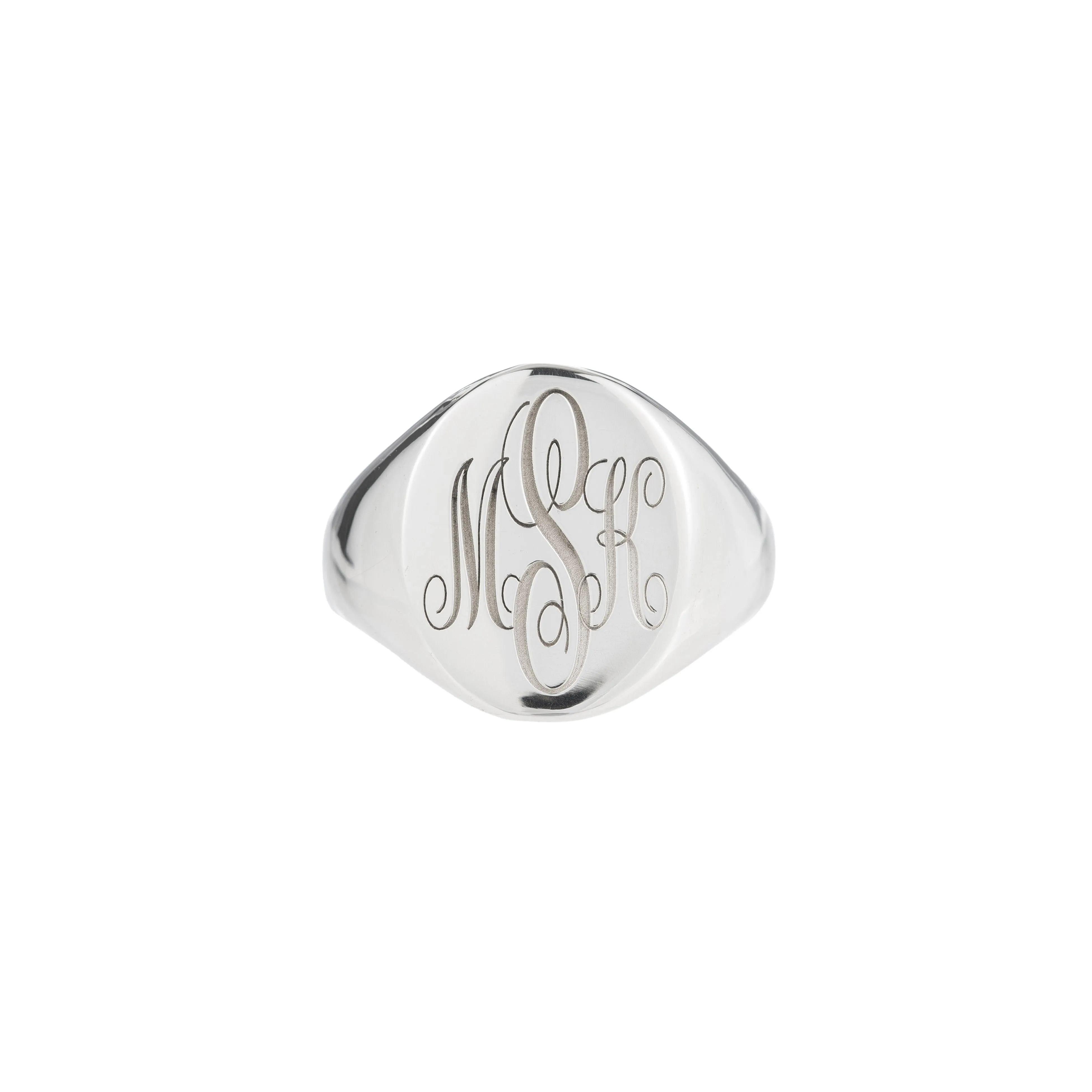 J Ring - Sterling Silver