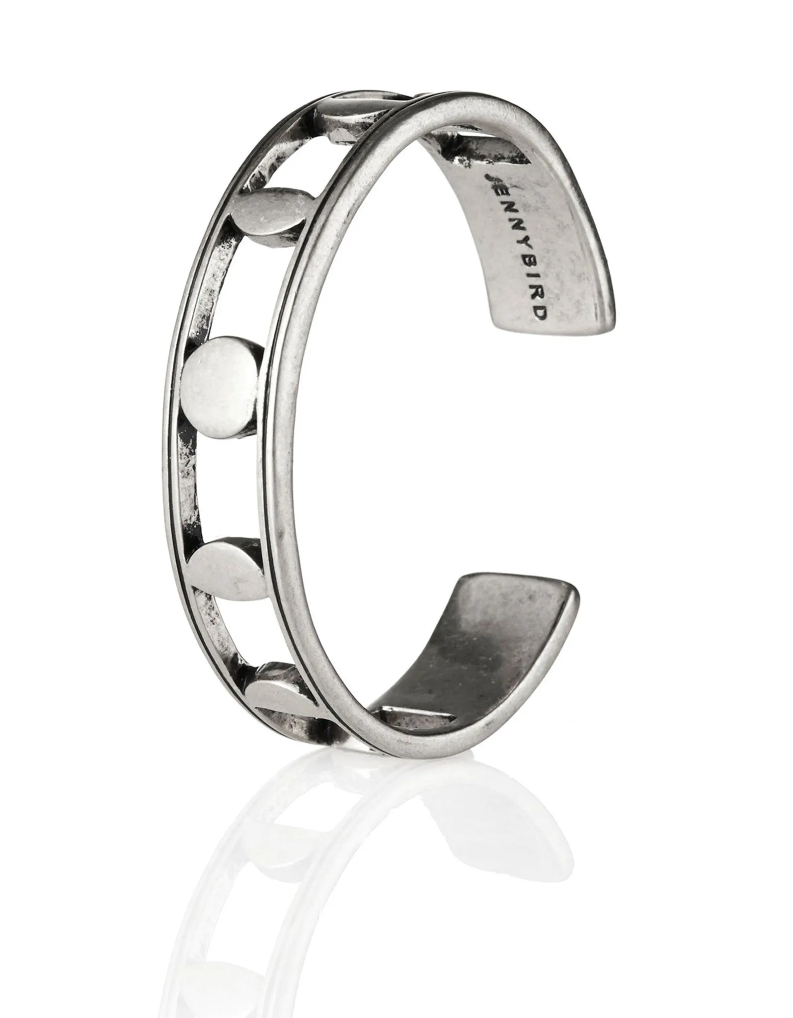Jenny Bird Moonsong Cuff in Antique Silver