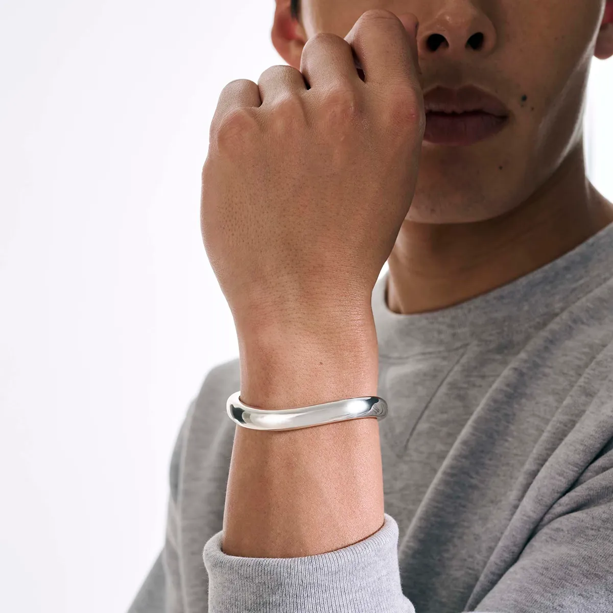 John Hardy Surf Sterling Silver Kick Cuff