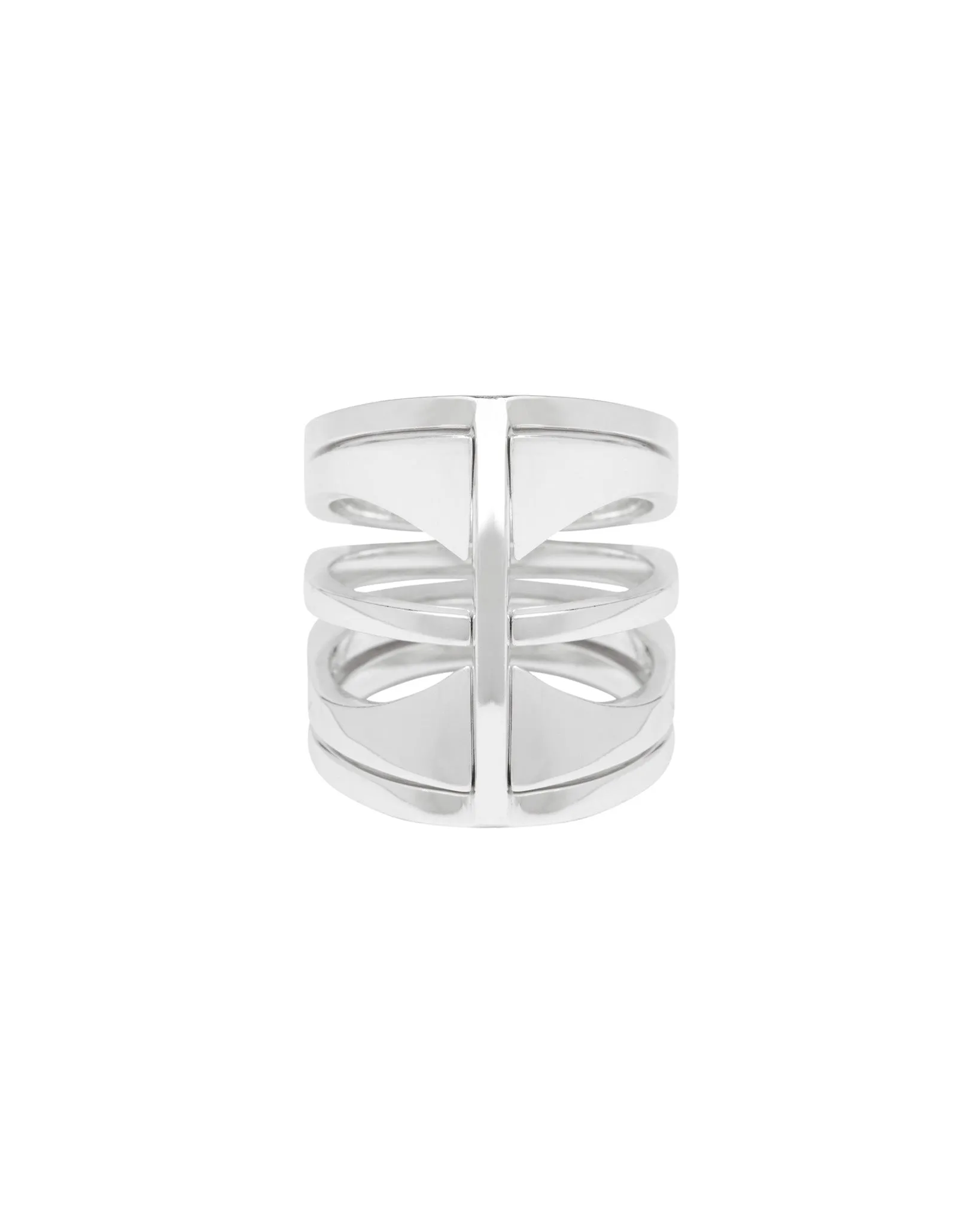 Kaleidoscope Ring Set Sterling Silver 25MM