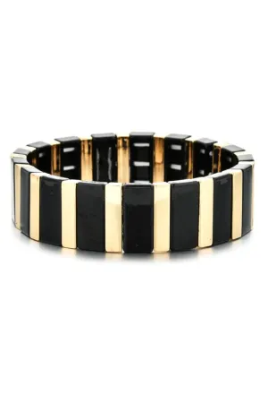 KEYS BRACELET | BLACK/GOLD