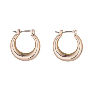 Knight and Day Chunky Gold Hoops P568ECB