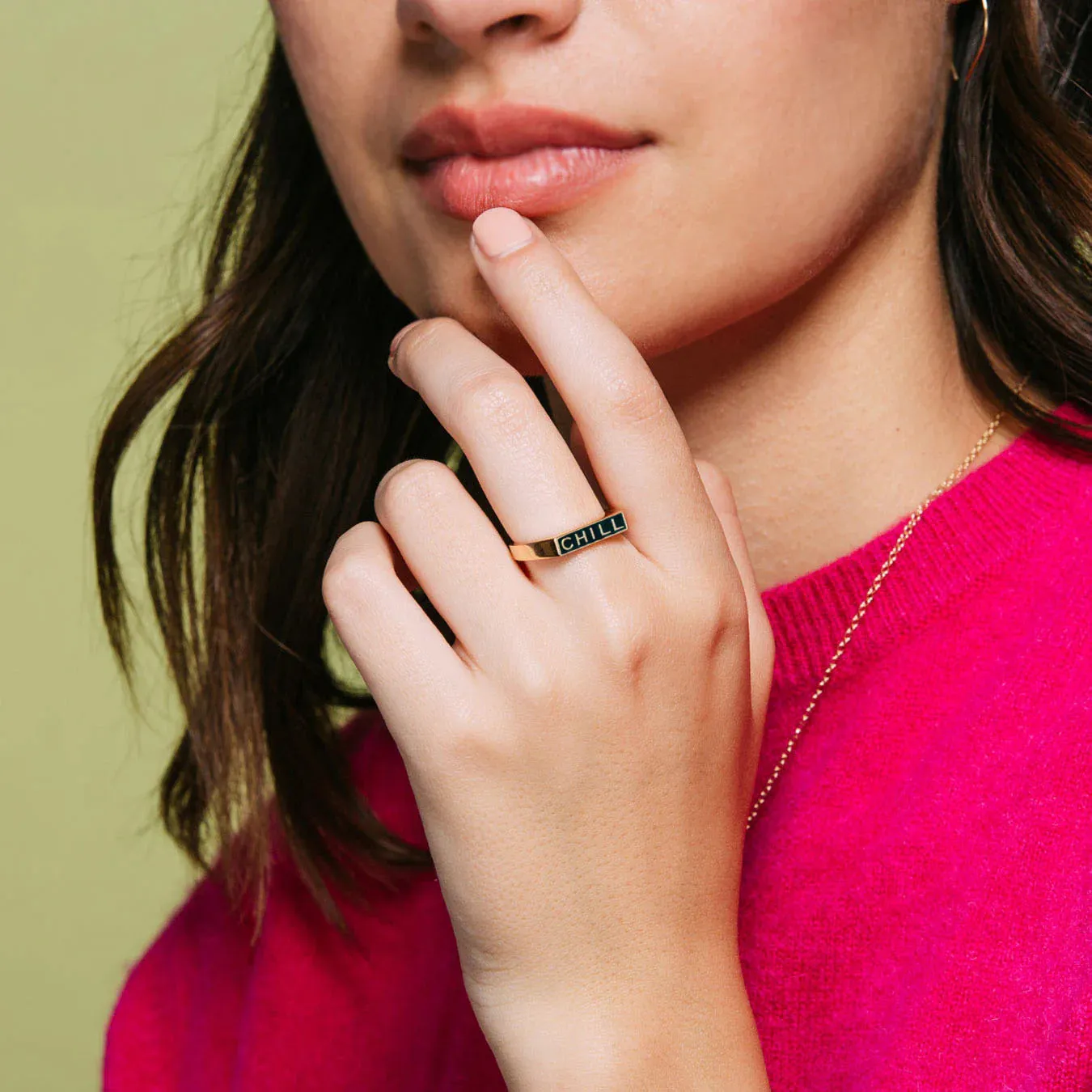 Kris Nations Chill Enamel Ring