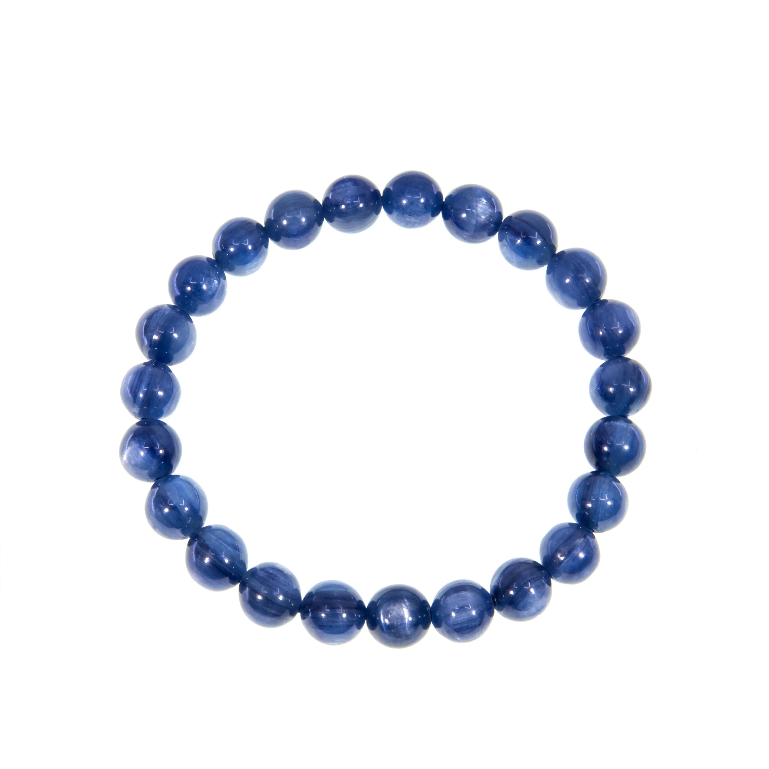 Kyanite 8mm Beaded Bracelet