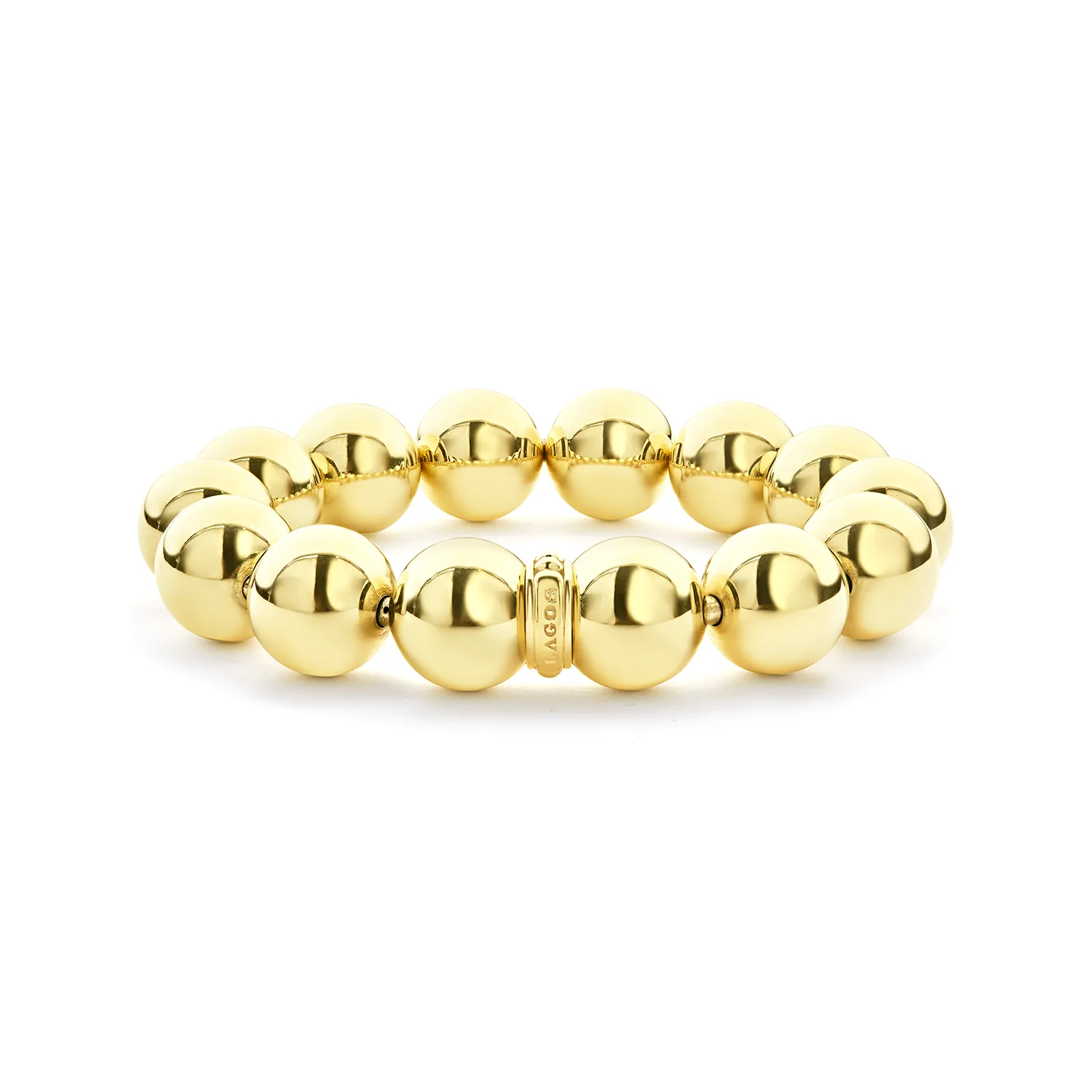 LAGOS Caviar Gold 18K Gold Bead Bracelet