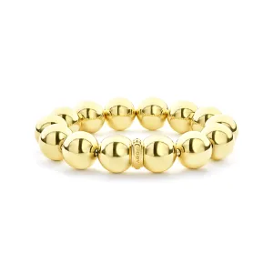 LAGOS Caviar Gold 18K Gold Bead Bracelet