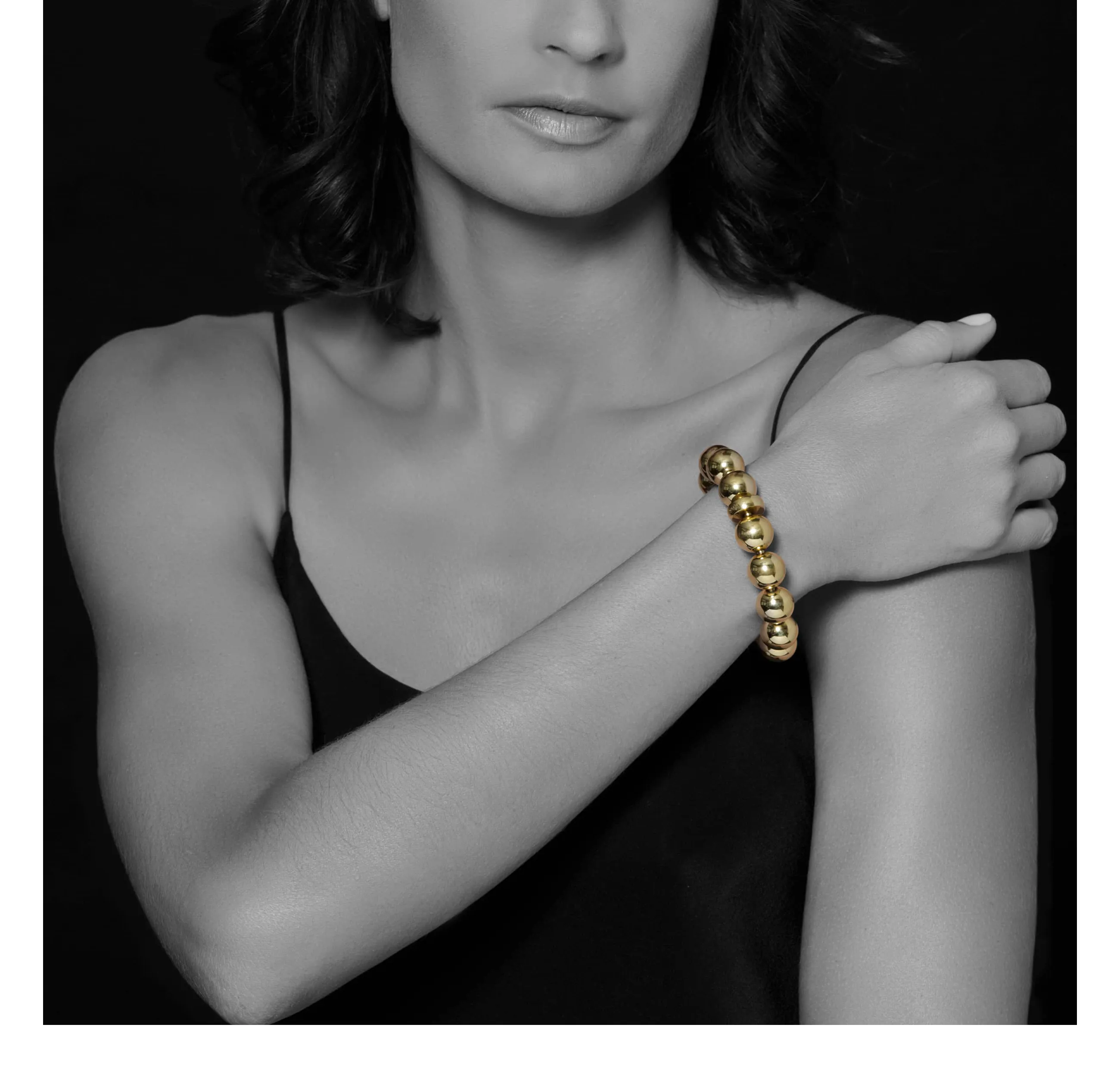 LAGOS Caviar Gold 18K Gold Bead Bracelet
