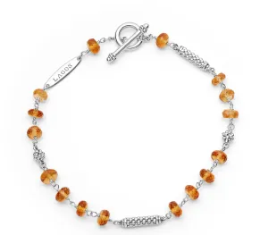 LAGOS Caviar Icon Citrine Beaded Bracelet
