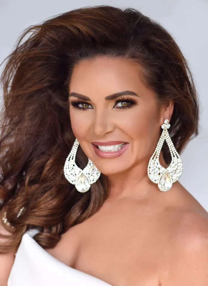 Large Chunky Cut Out AB Crystal Teardrop Earrings | Tammy Lee's| 368878