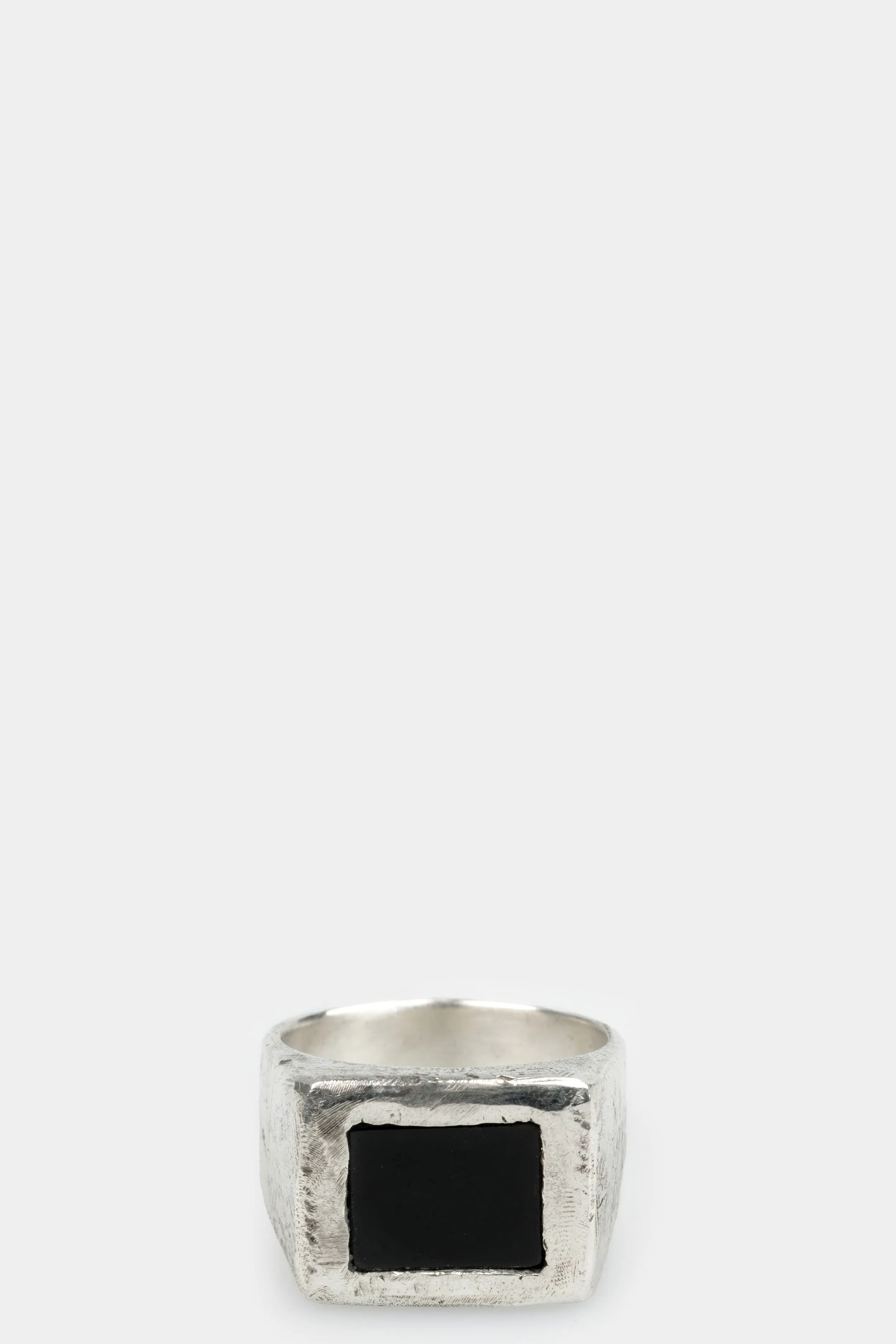 Large onyx signet ring