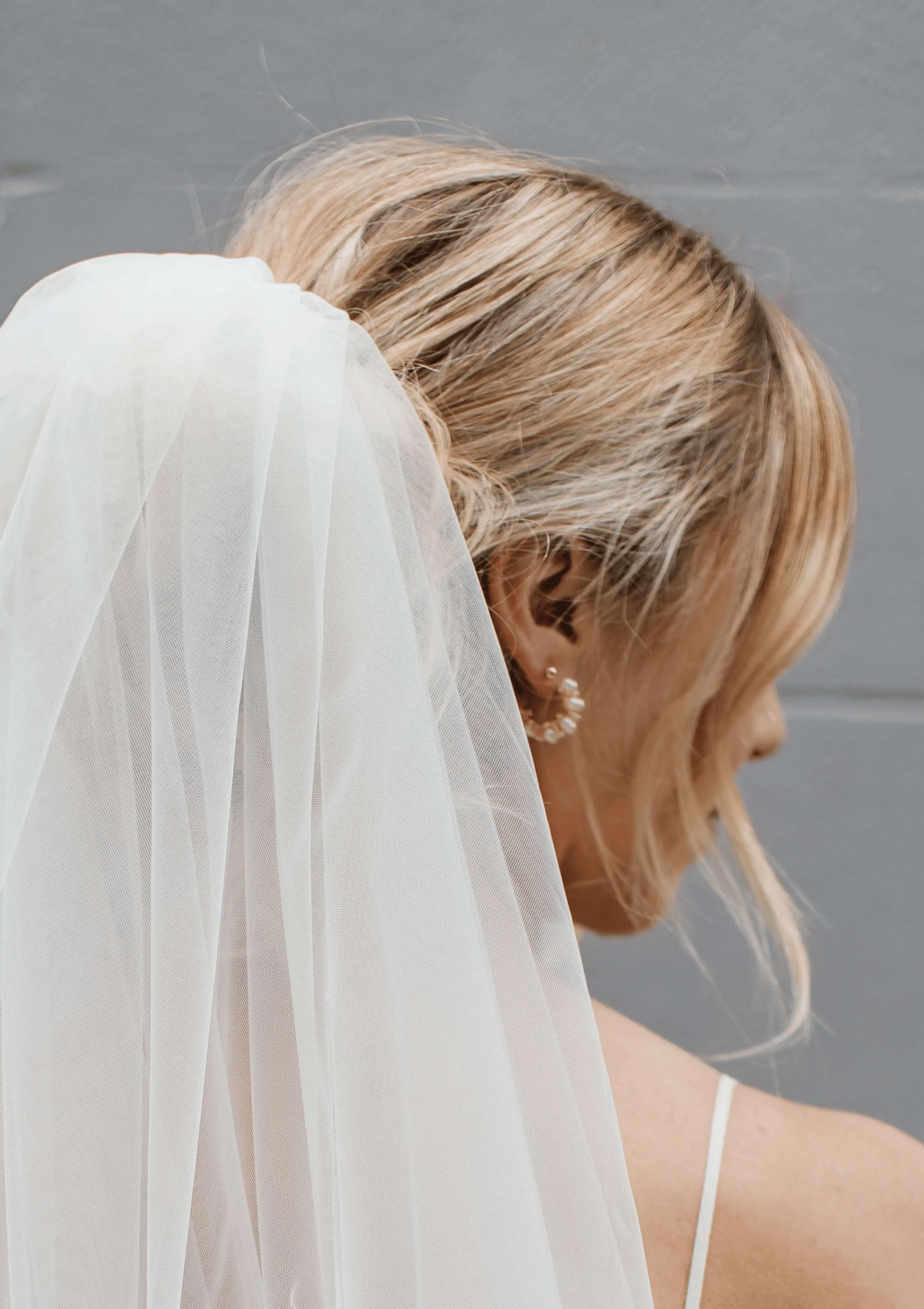 Large Pearl Hoop Earrings