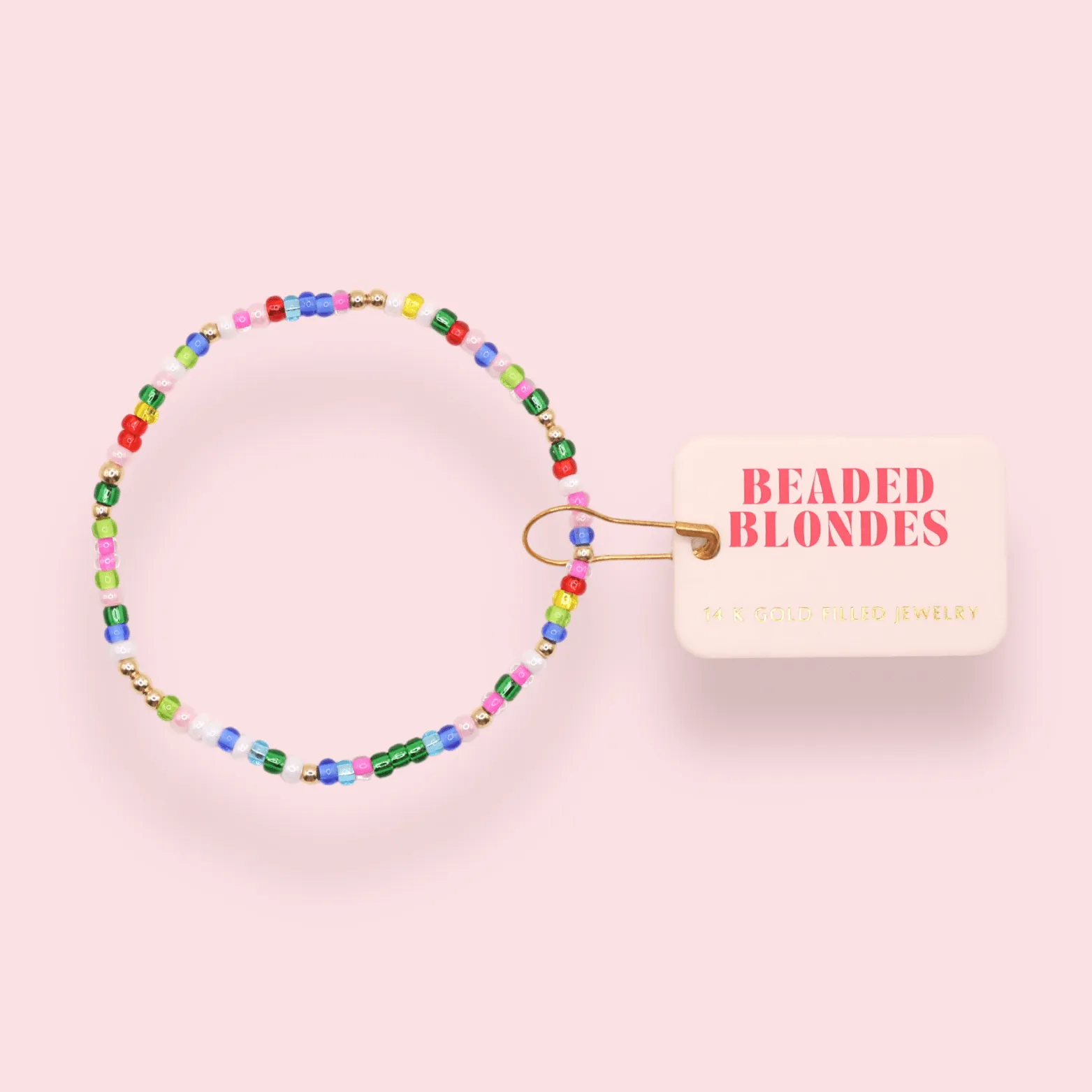 Let It Snow Sprinkle Bracelet: Extended 7.25 inch