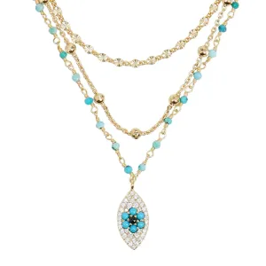 lina | turquoise evil eye