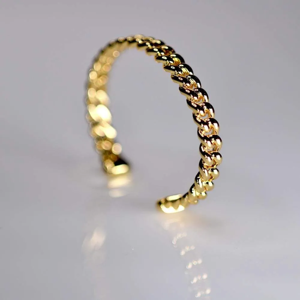 Link Style Bracelet Cuff