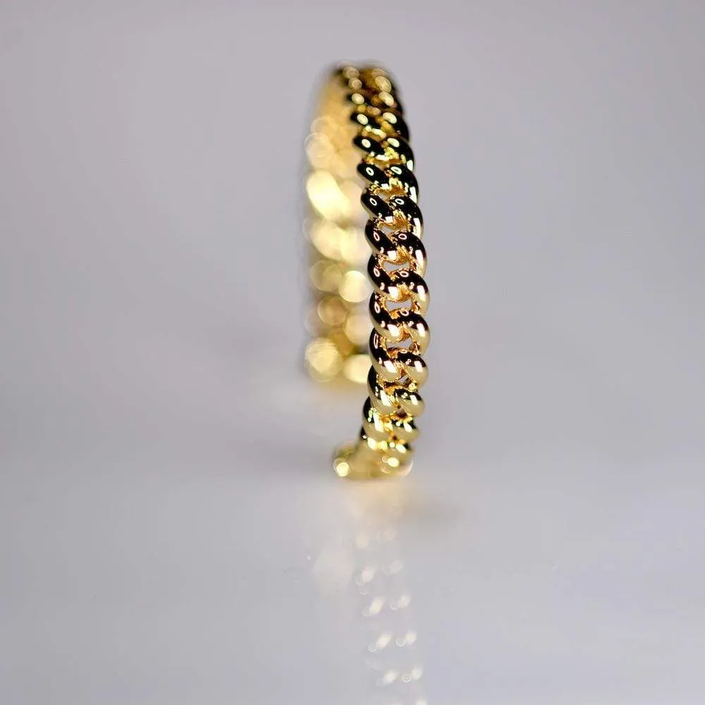 Link Style Bracelet Cuff