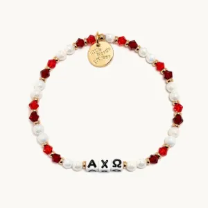 Little words Project: Alpha Chi Omega sorority bracelet