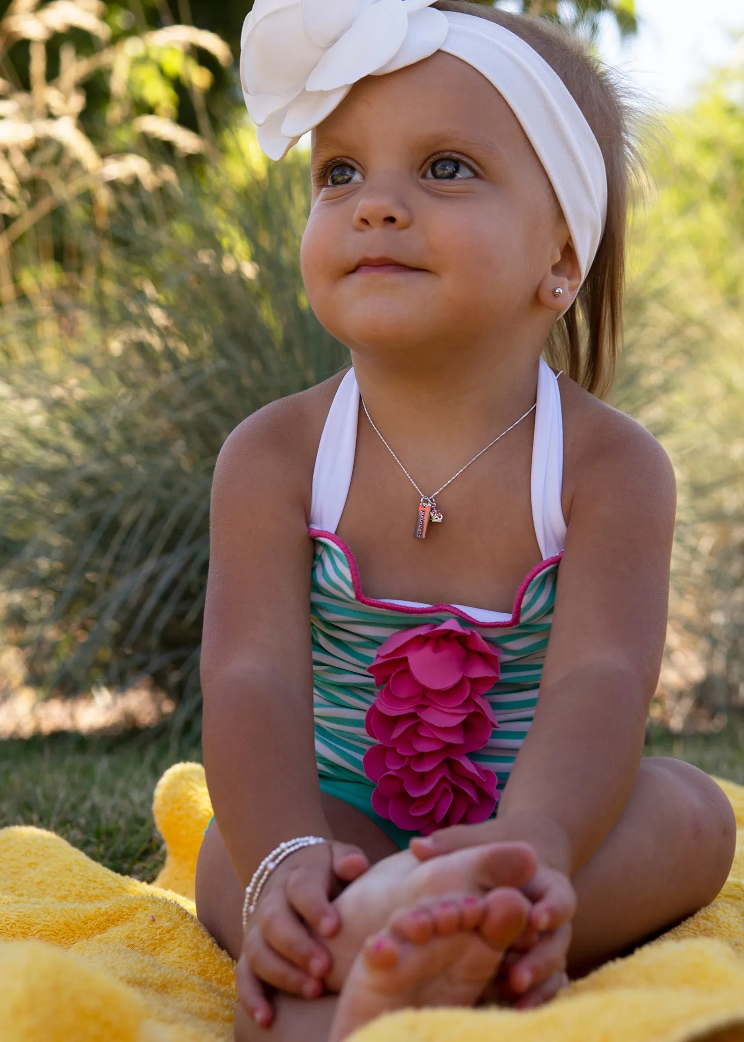 Lola - Sterling Silver Double-Strand Pearl Bracelet for Toddlers and Kids