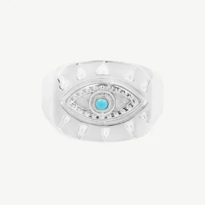 Lone Eye Signet in Turquoise
