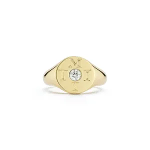 Love Notes Moi et Toi Diamond Pinky Signet Ring