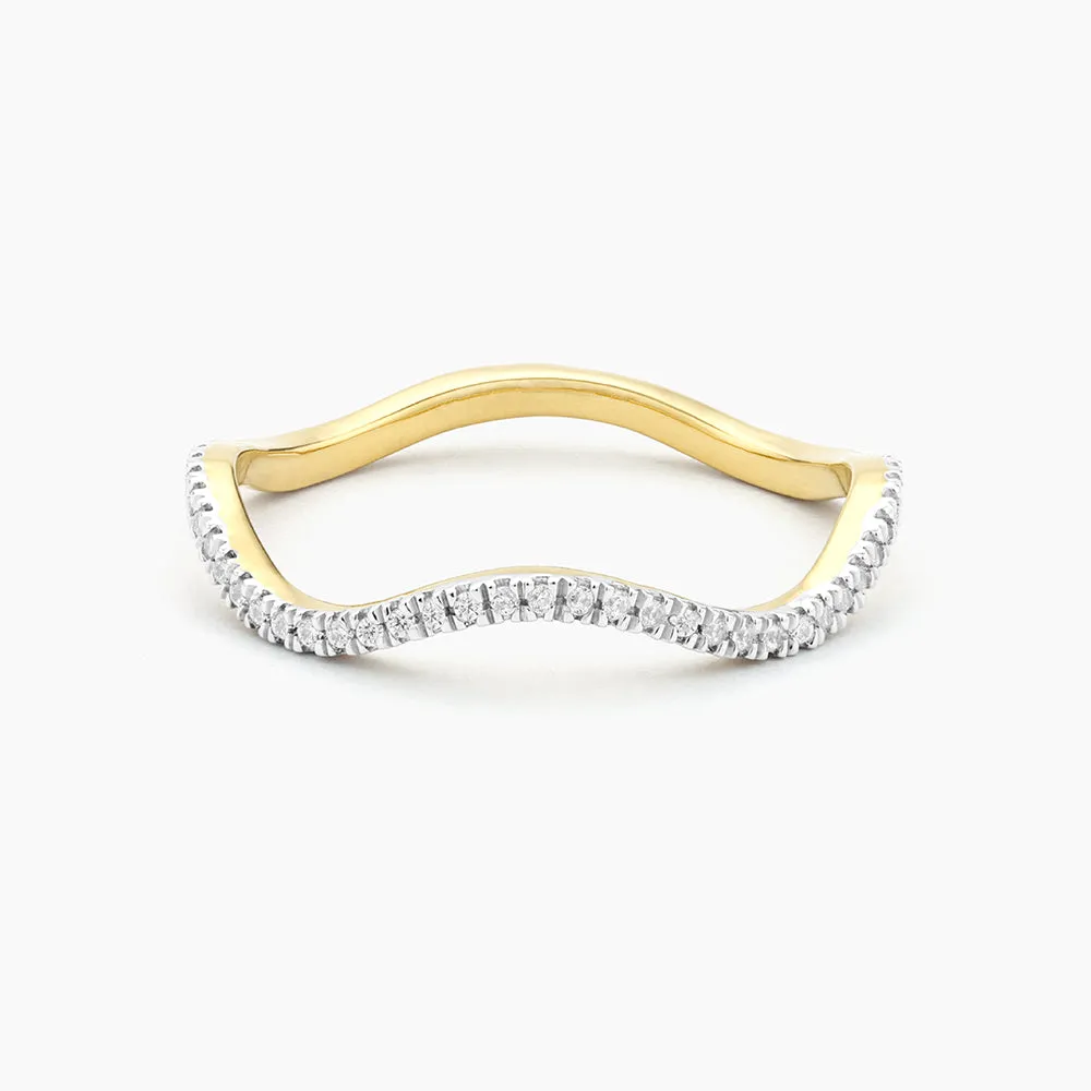 Make Waves Stackable Ring