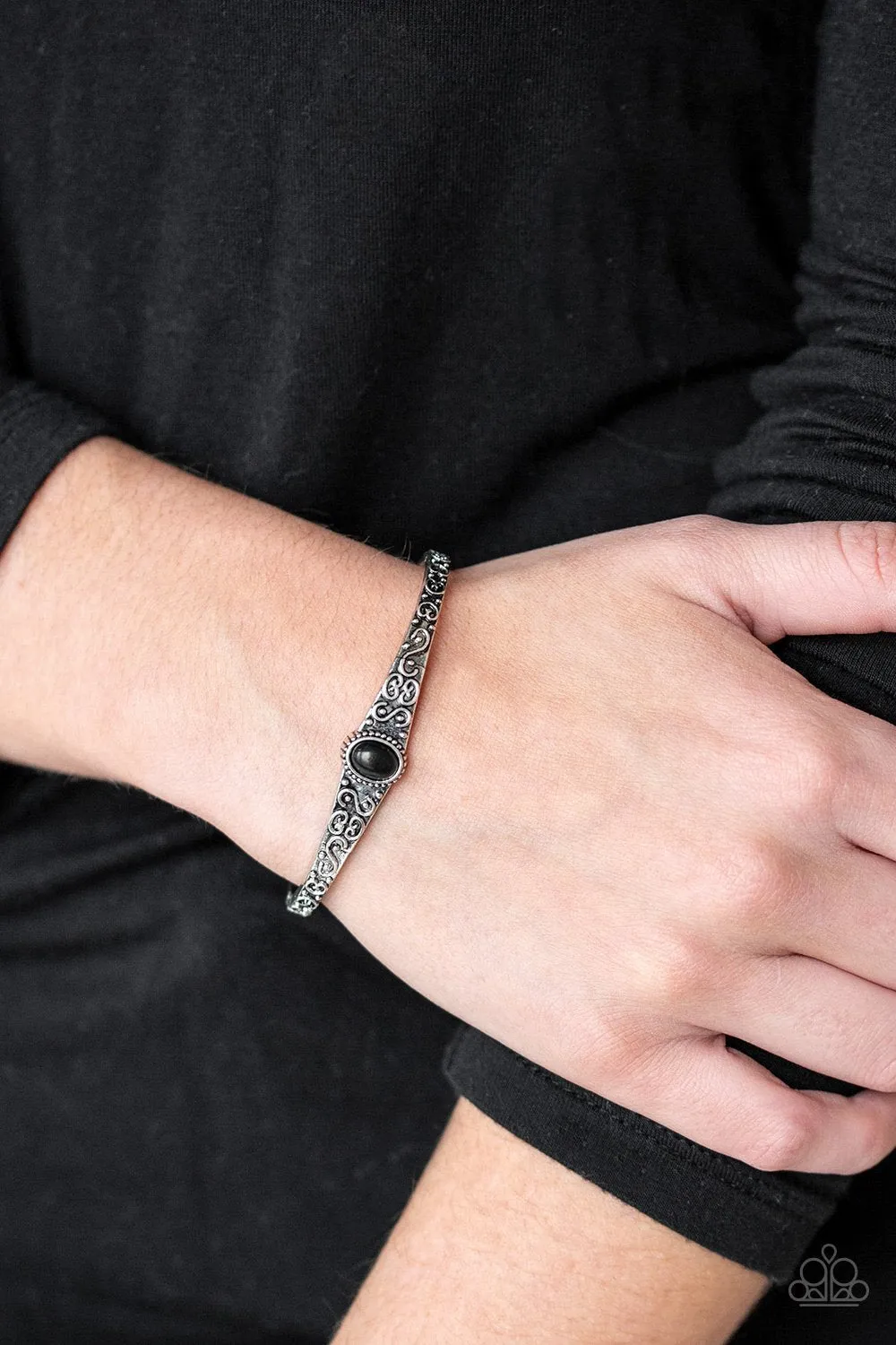 Make Your Own Path Black Bracelet