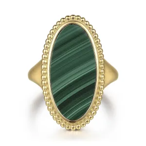 Malachite Signet Ring